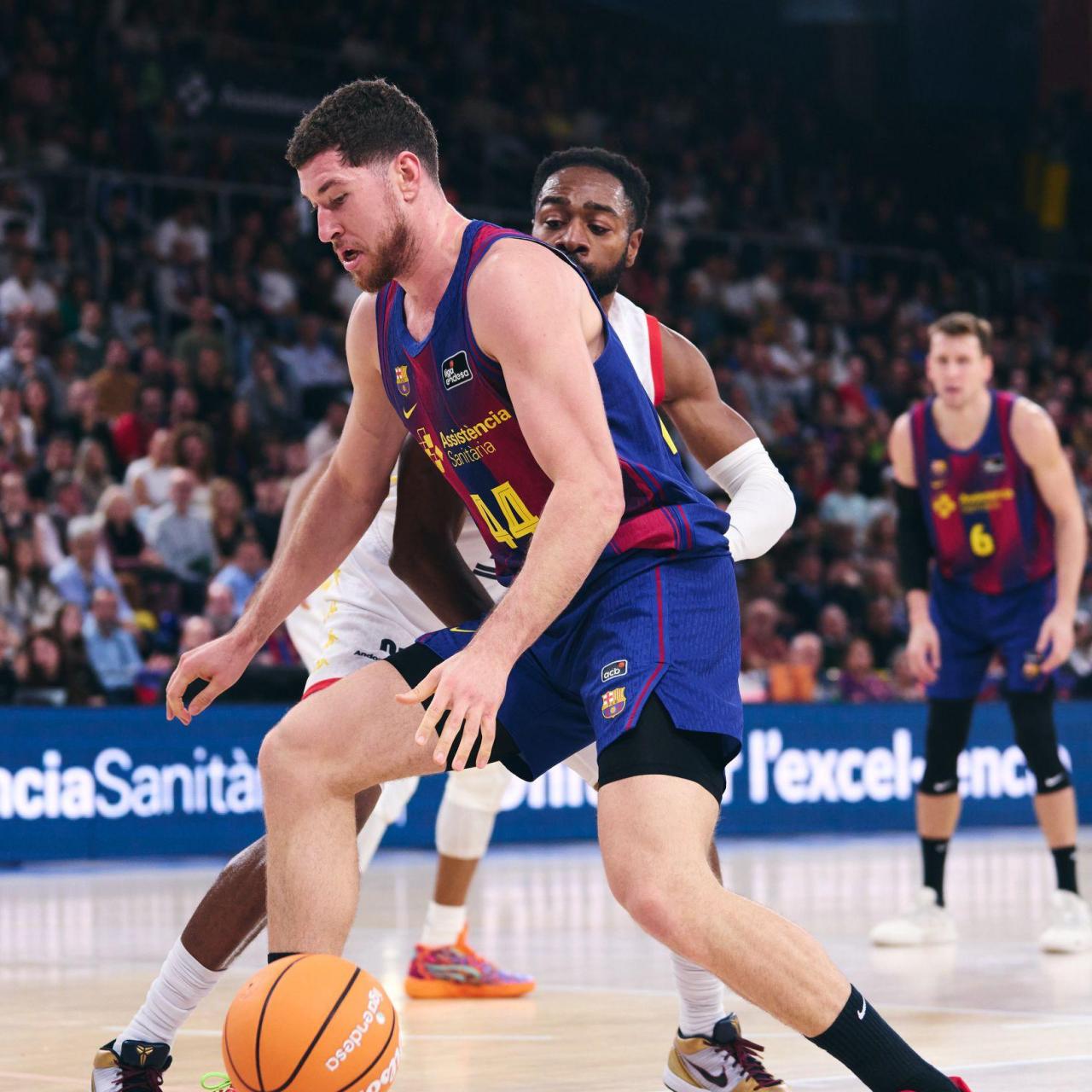 Joel Parra en el Morabanc Andorra-Barça de basket