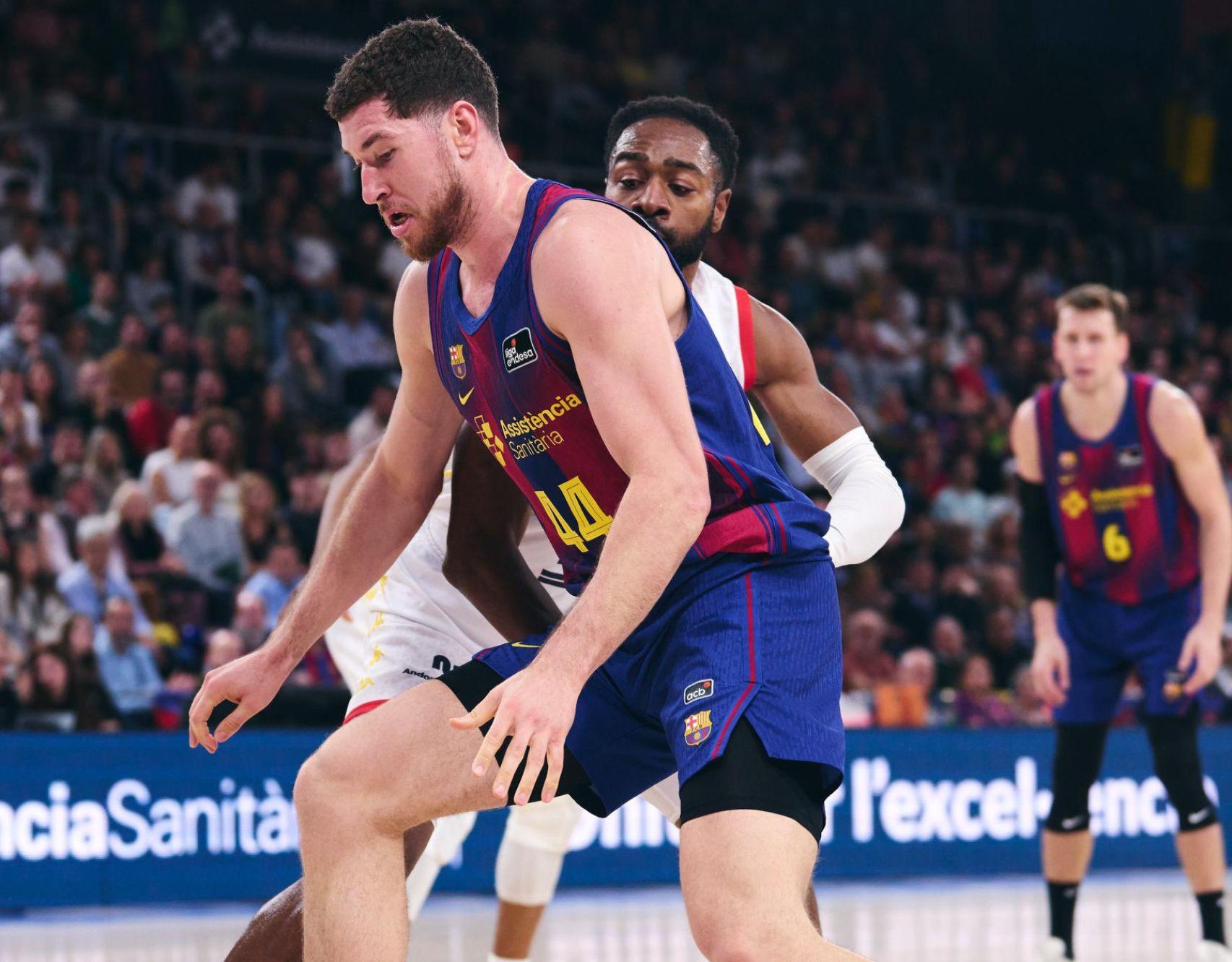 Joel Parra en el Morabanc Andorra-Barça de basket