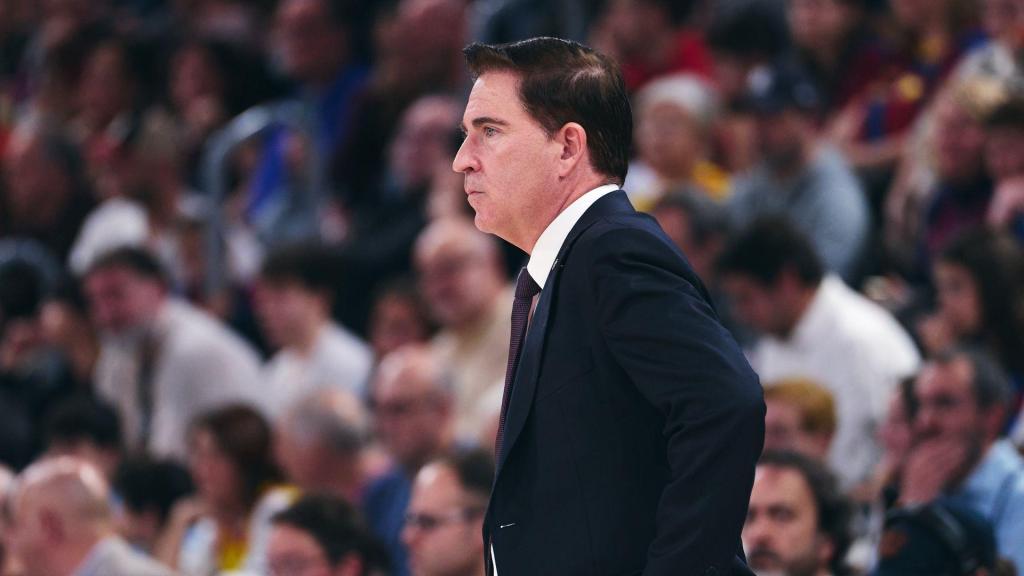 Xavi Pascual en el Morabanc Andorra-Barça de bàsquet