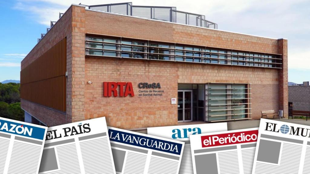 Montaje con el laboratorio de Bellaterra IRTA-CReSA