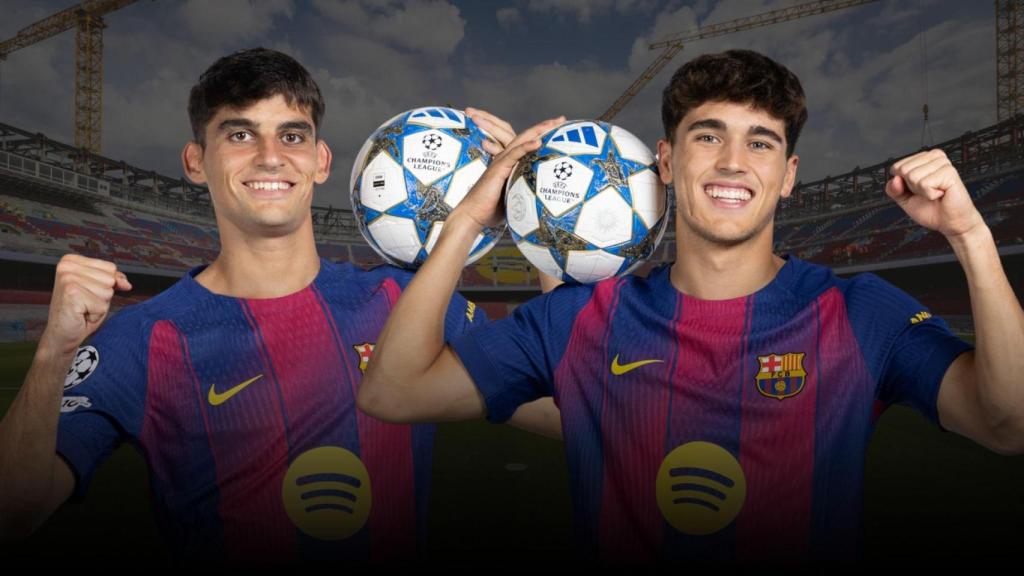 Gerard Martín y Pau Cubarsí en un montaje