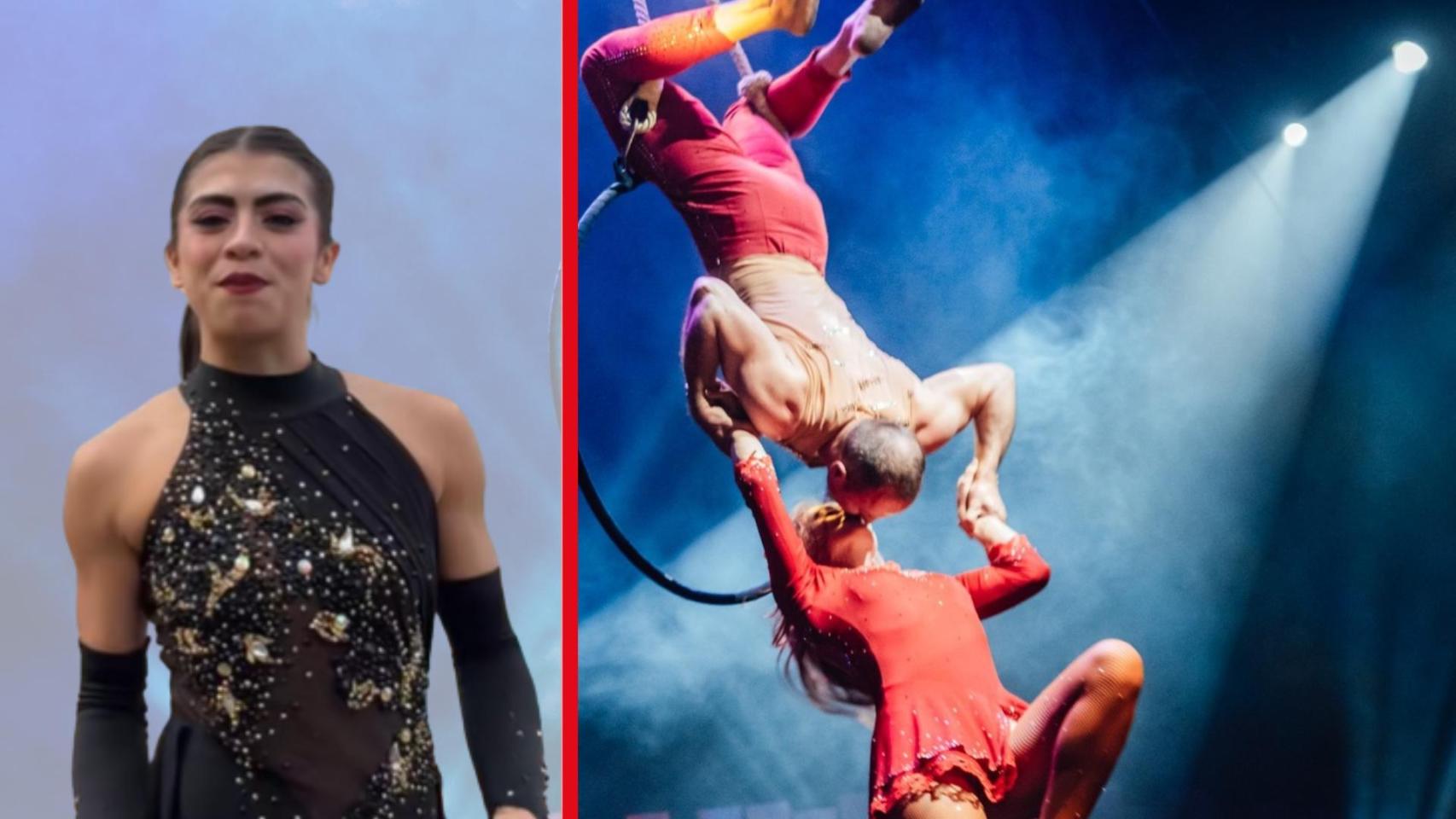 Valeria (22 años), acróbata