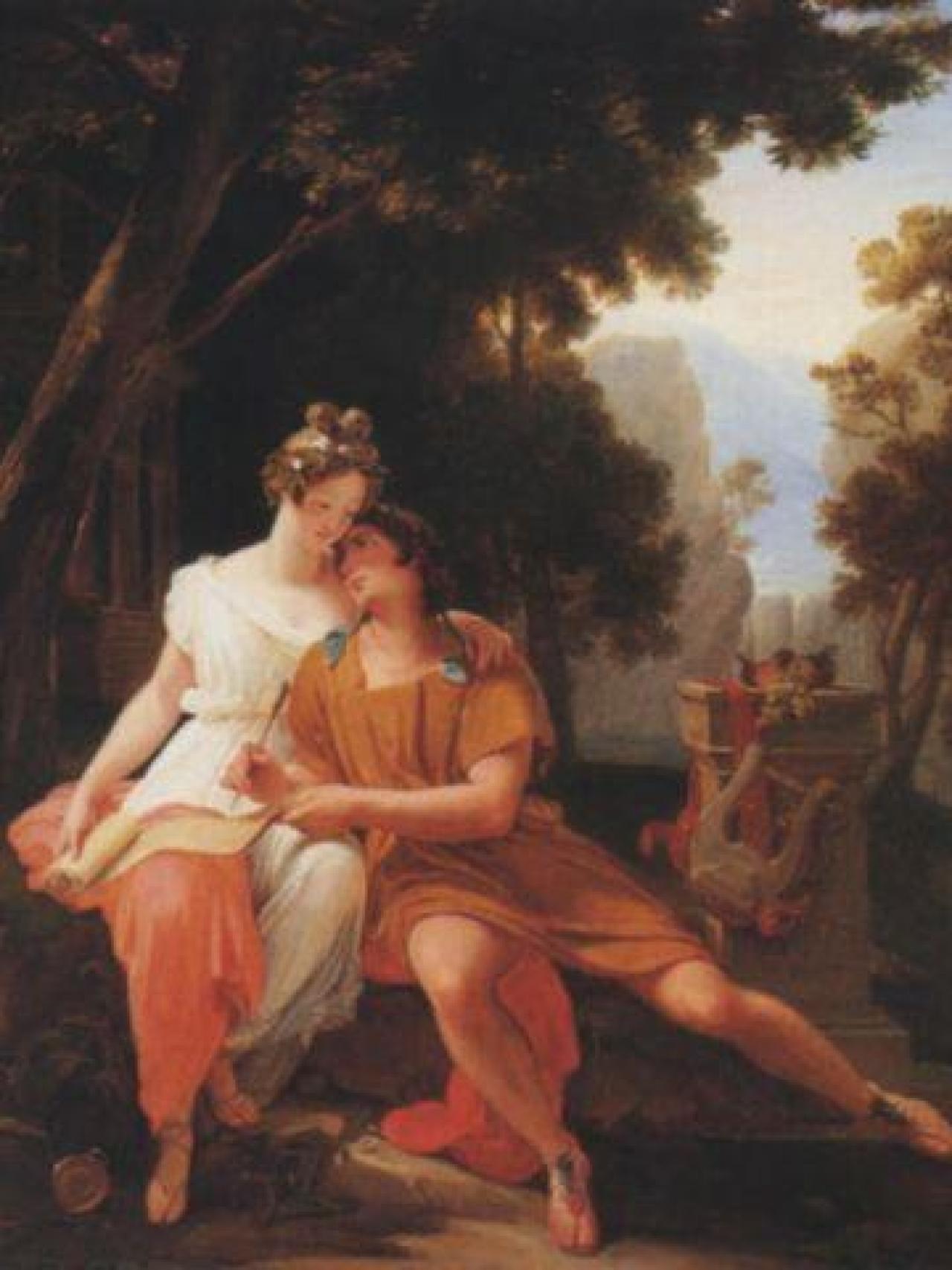 'Propercio y Cintia en el Tivoli