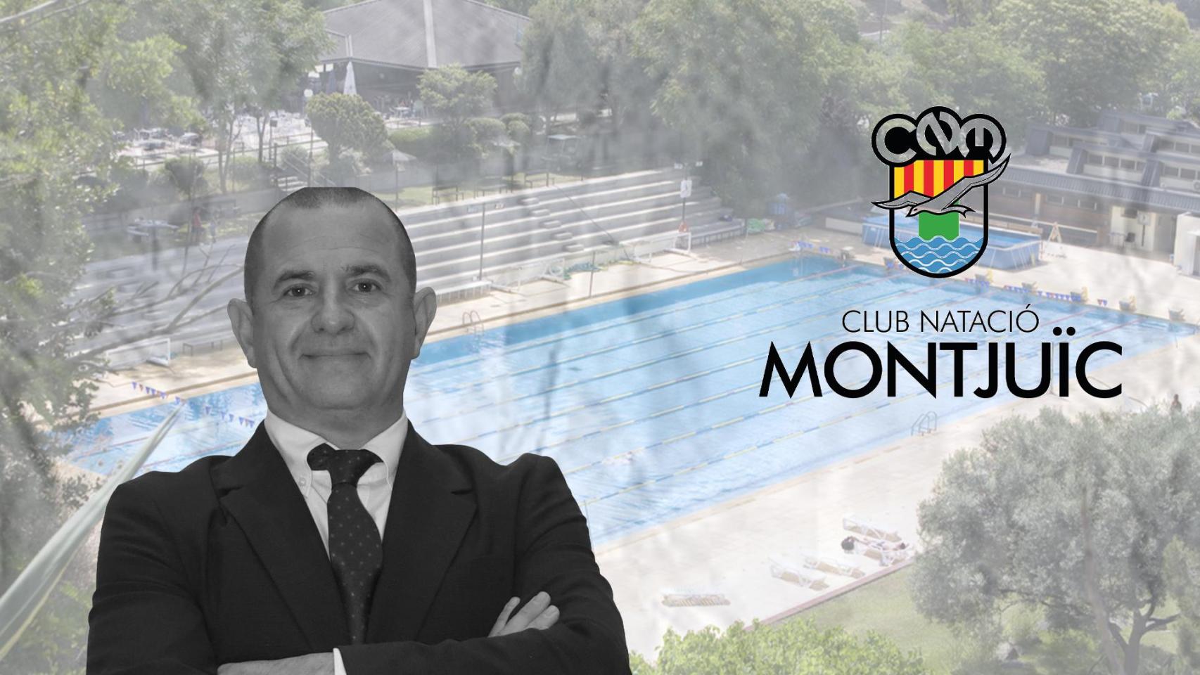 El presidente de la junta directiva del Club Natació Montjuïc, Josep María Valls
