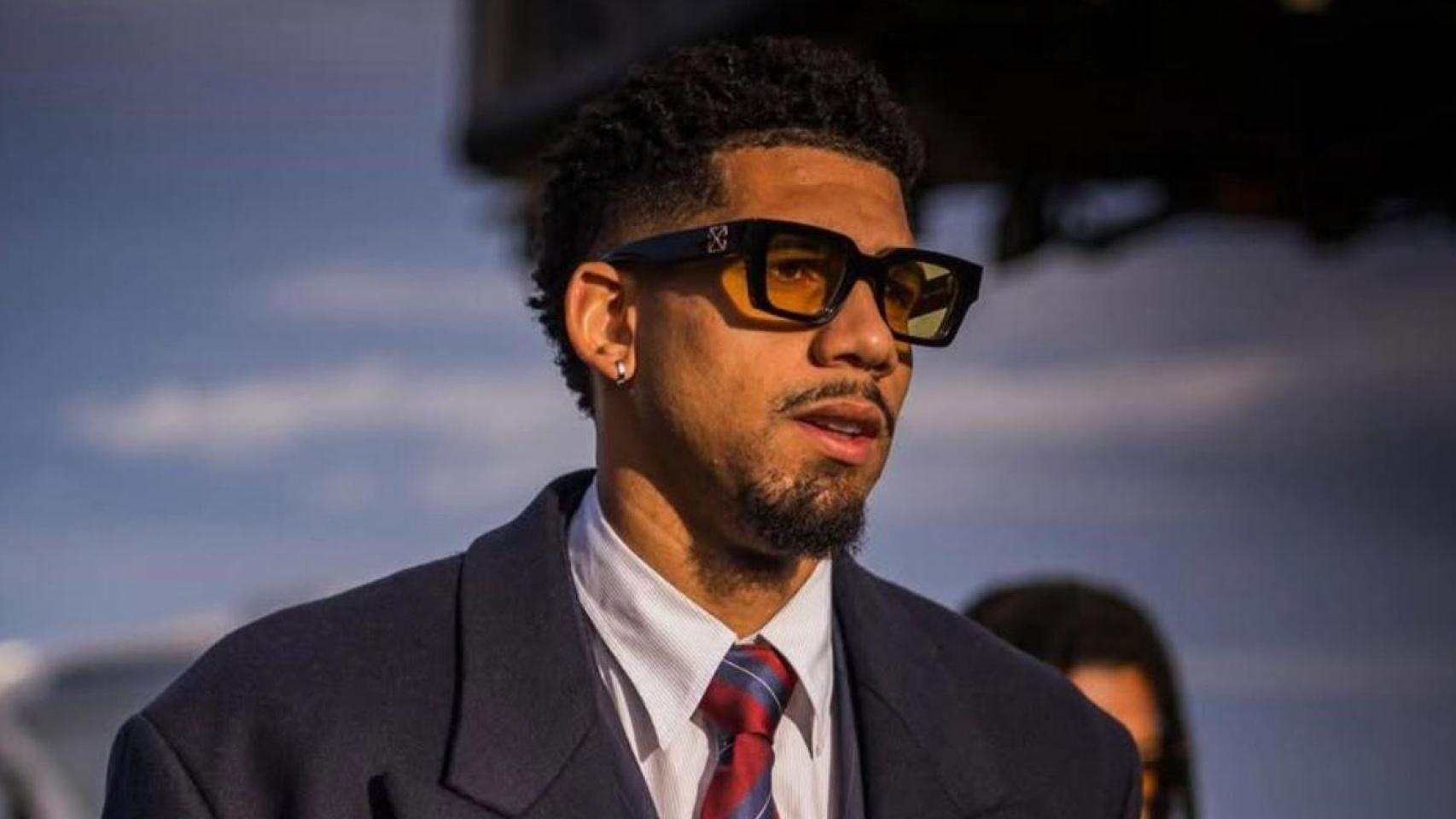 Ronald Araujo en un viaje con el Barça