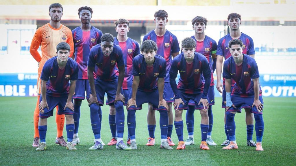 El once del Juvenil A del Barça para enfrentarse al Eintracht de Frankfurt en la Youth League