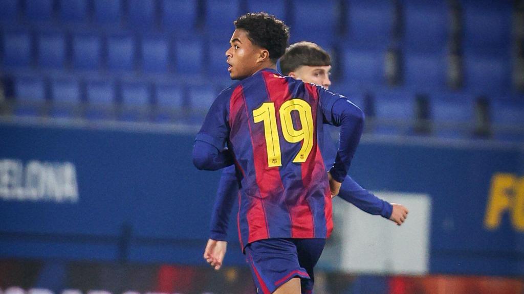 Shan Kluivert al Barça-Eintracht de Frankfurt de la Youth League