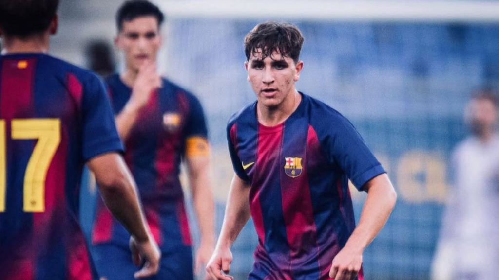 Pedro Rodríguez, jugador del Juvenil A del Barça
