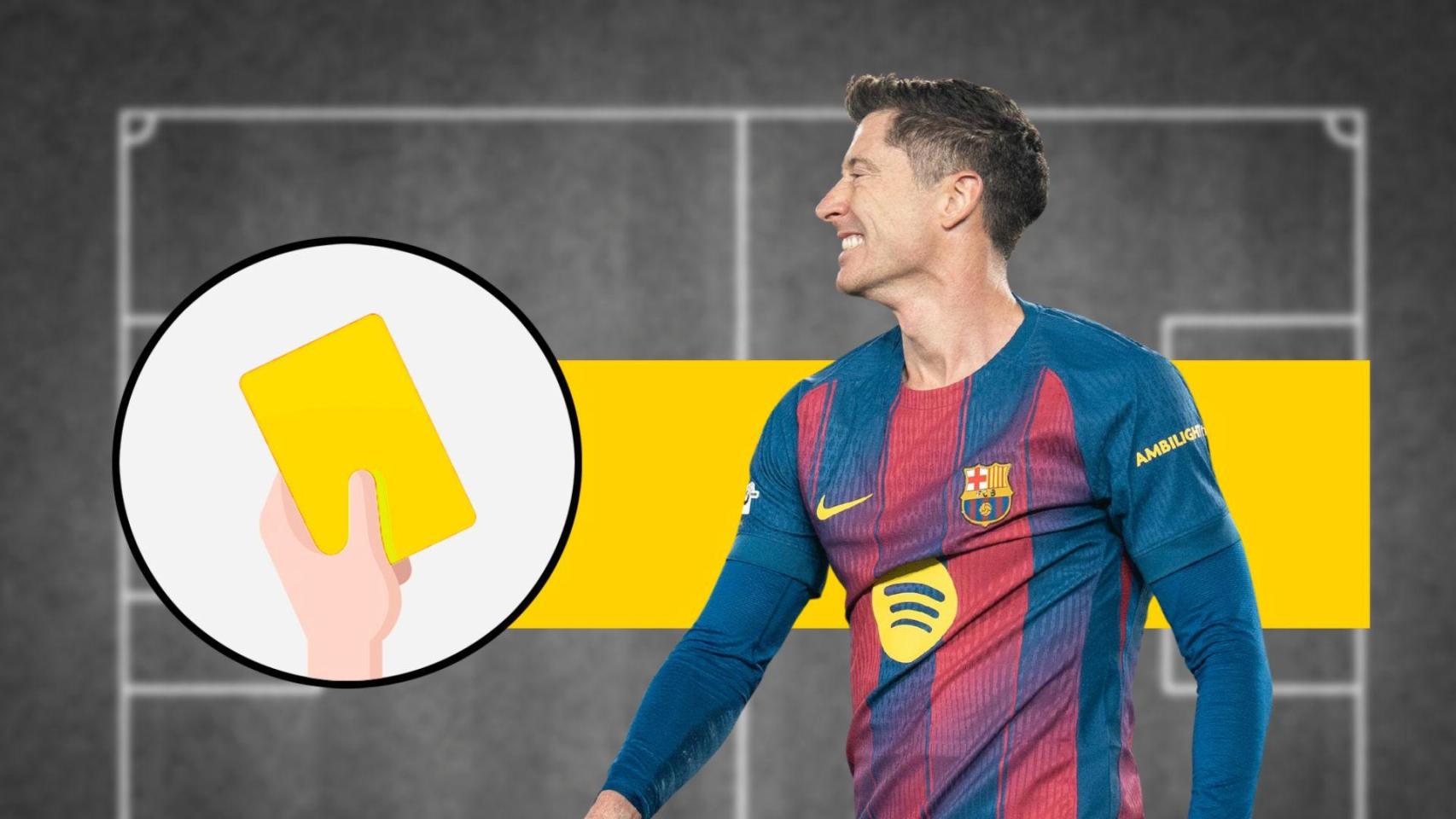 Tarjeta amarilla: Robert Lewandowski