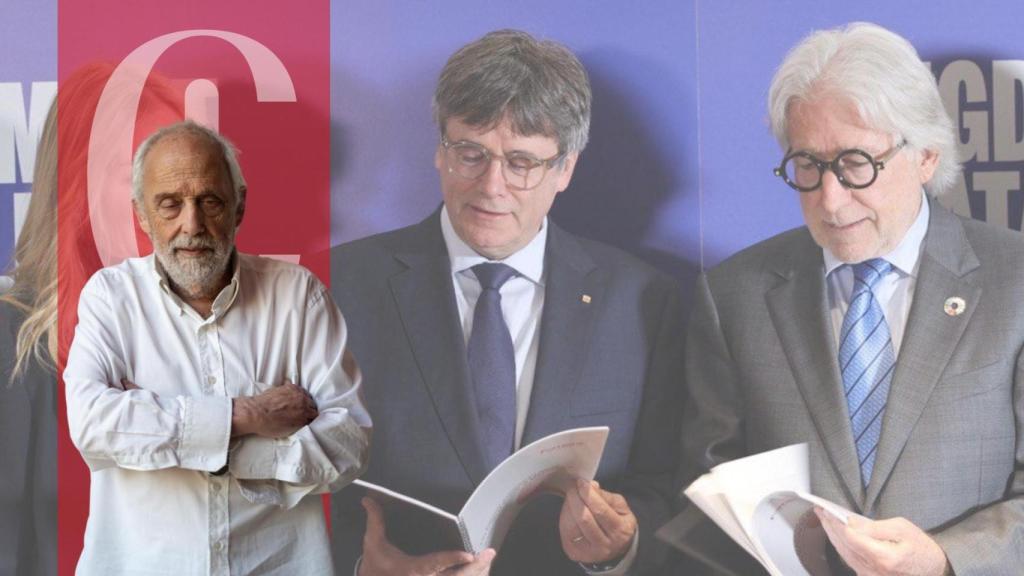 Carles Puigdemont y Josep Sánchez Llibre