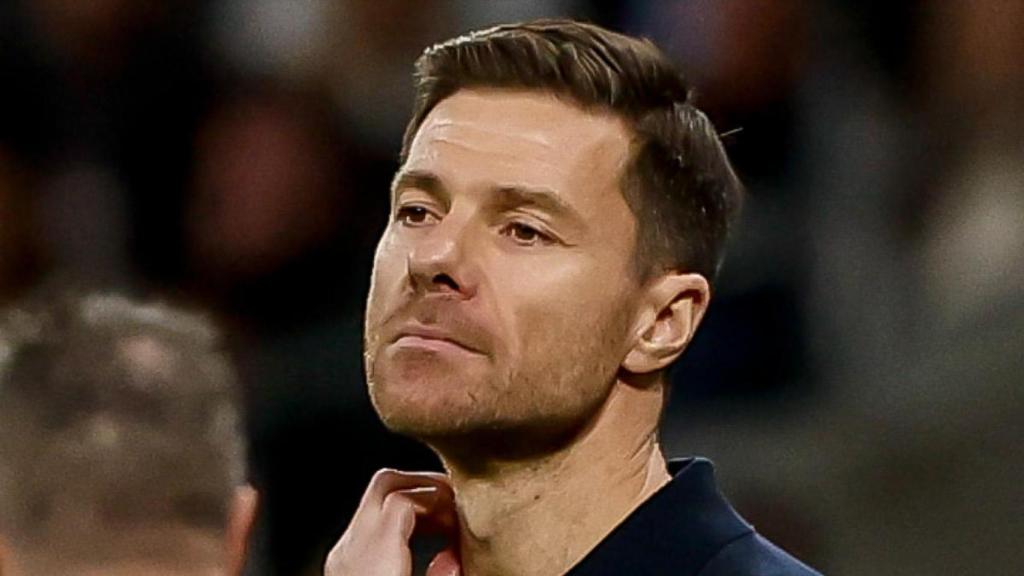 Xabi Alonso, en un partido del Real Madrid