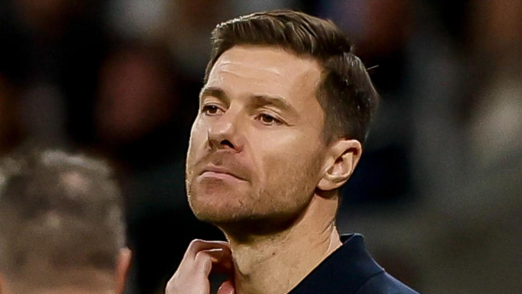 Xabi Alonso, en un partido del Real Madrid