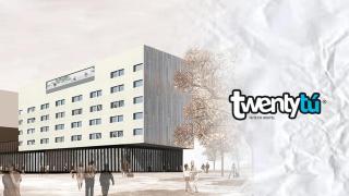 Renderización del hotel que proyecta Britlen en L'Hospitalet