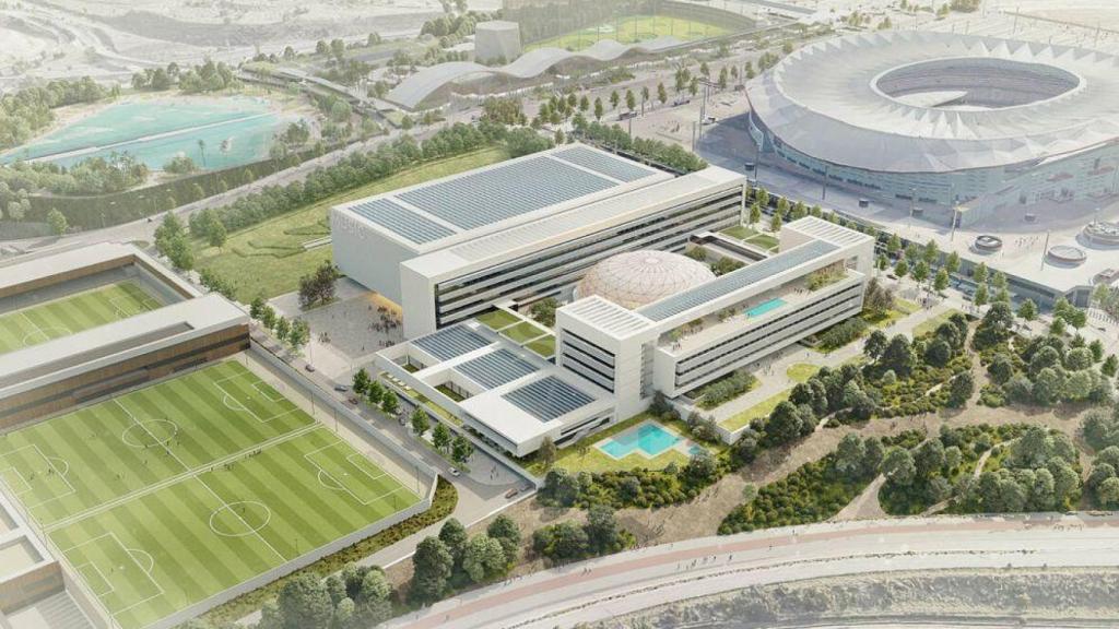 La futura Ciudad del Deporte del Atlético de Madrid