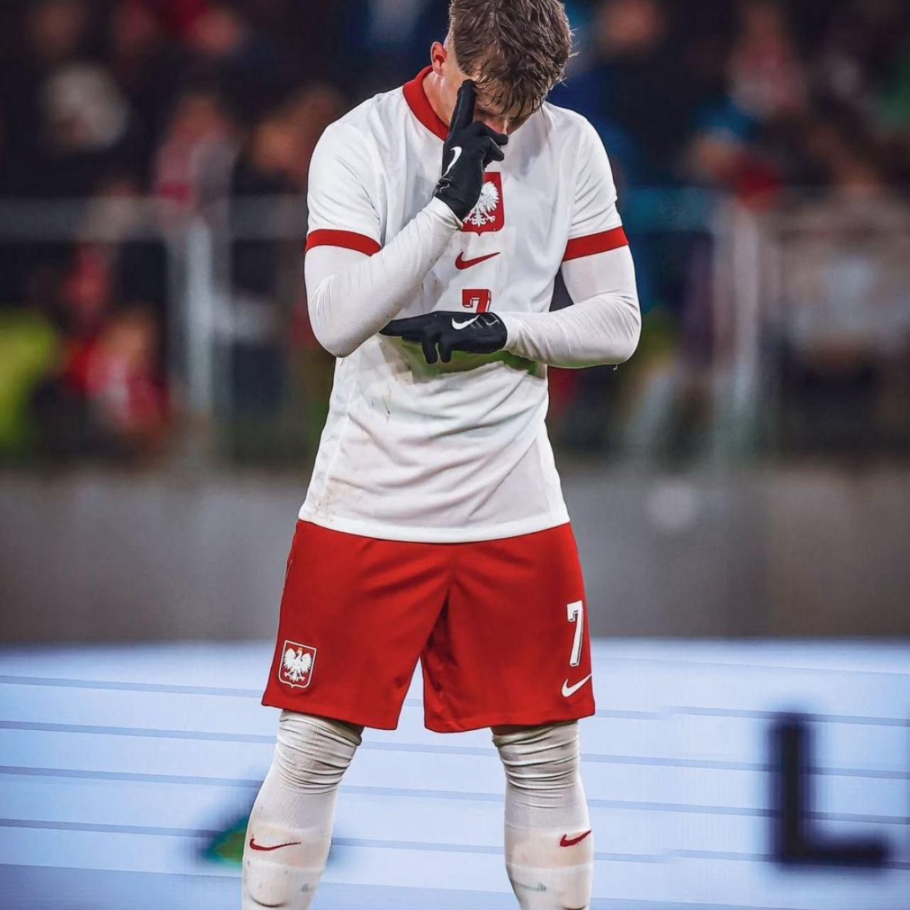 Oskar Pietuszewski con la selección polaca