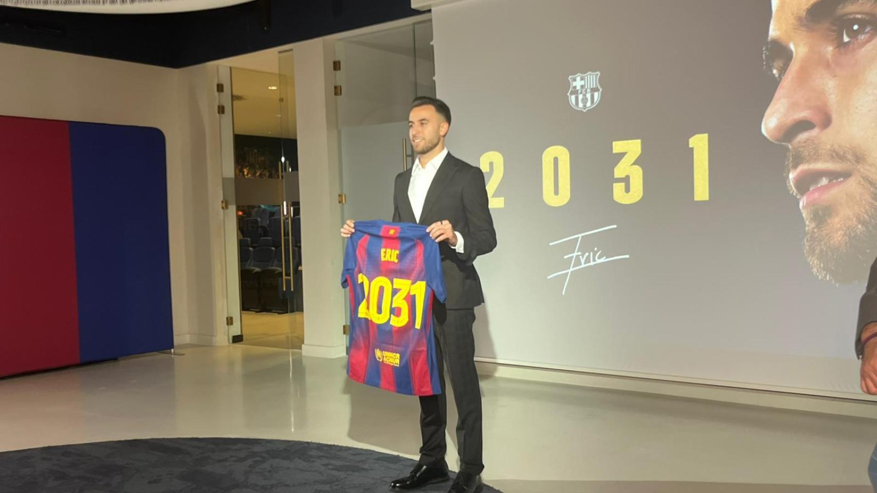 Éric García después de renovar con el Barça hasta 2031