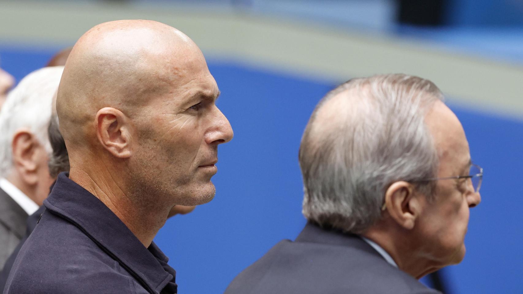 Zinedine Zidane y Florentino Pérez