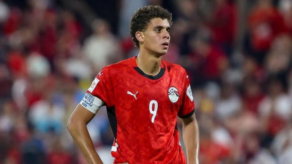 Hamza Abdelkarim con la selección de Egipto sub-17