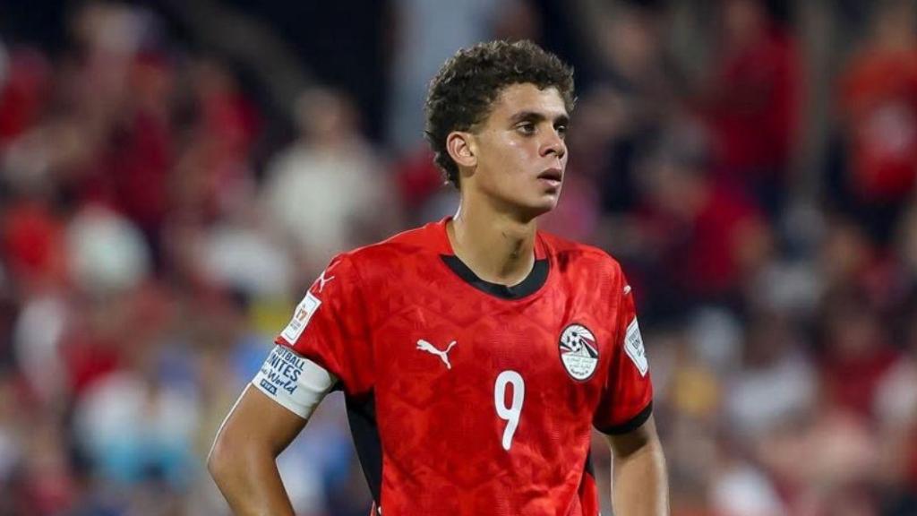 Hamza Abdelkarim con la selección de Egipto sub-17