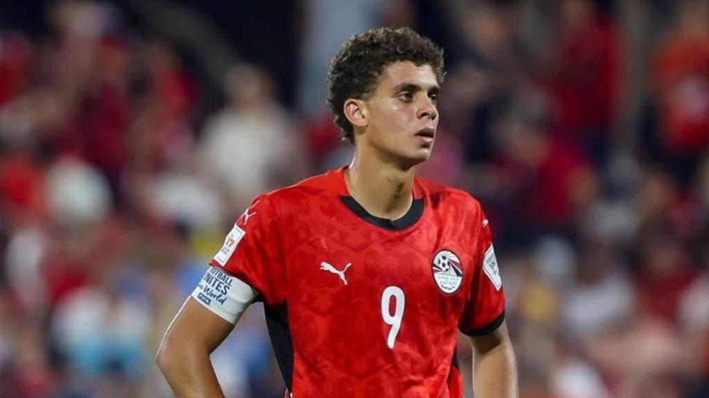 Hamza Abdelkarim amb la selecció d'Egipte sub-17