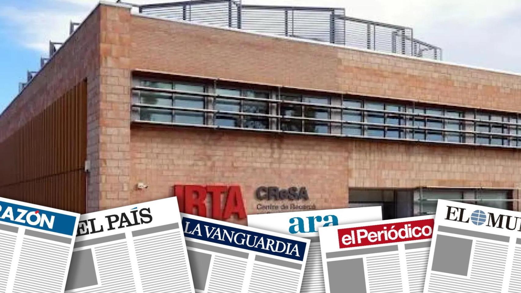 Un laboratorio en obras y el profesor Bacterio