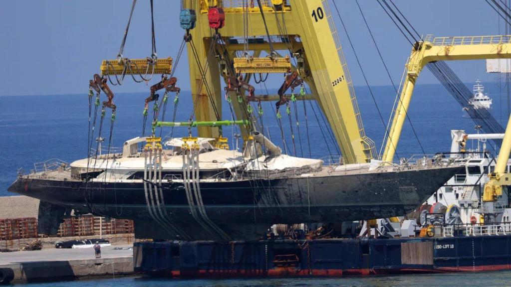 El iot de Mike Lynch sent rescatat després del seu accident mortal