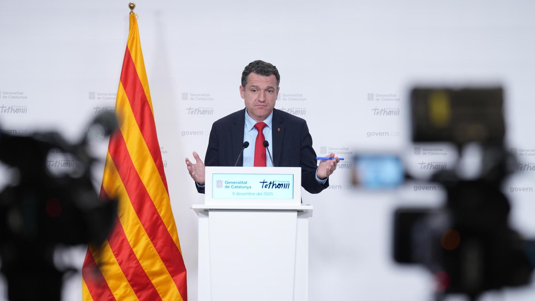 El 'conseller' de Agricultura de la Generalitat, Òscar Ordeig