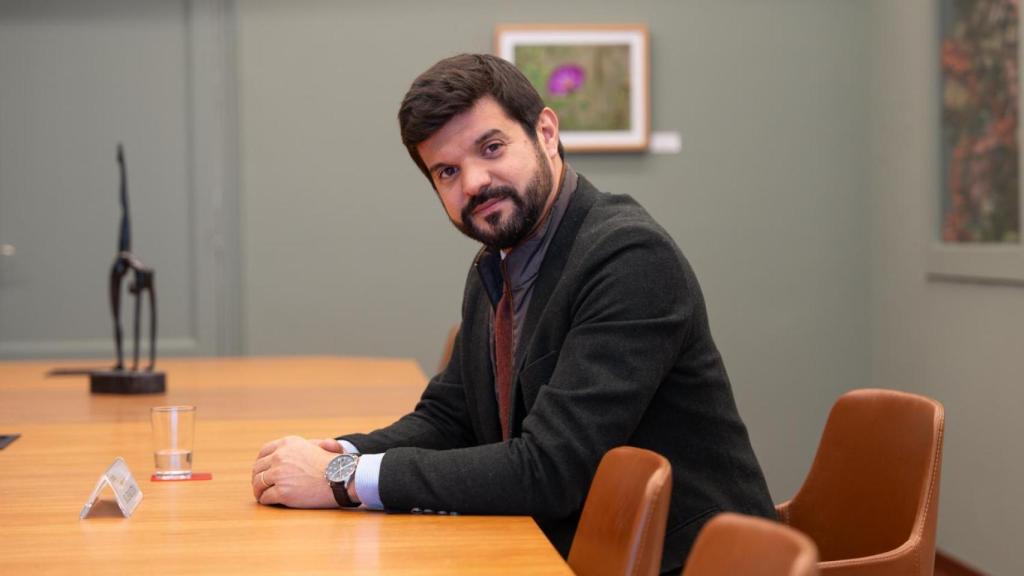 Gerard Esteva, en una entrevista amb 'Crónica Global'