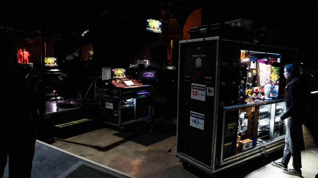 Backstage del Cirque du Soleil