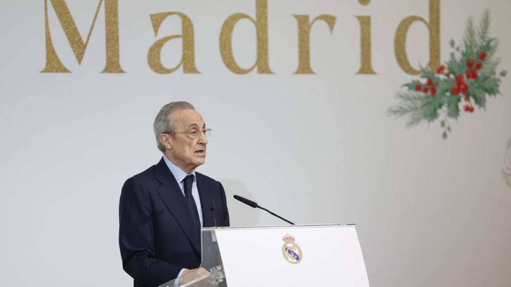 Florentino Pérez da el discurso típico navideño ante los medios de comunicación