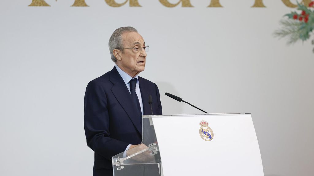 Florentino Pérez da el discurso típico navideño ante los medios de comunicación