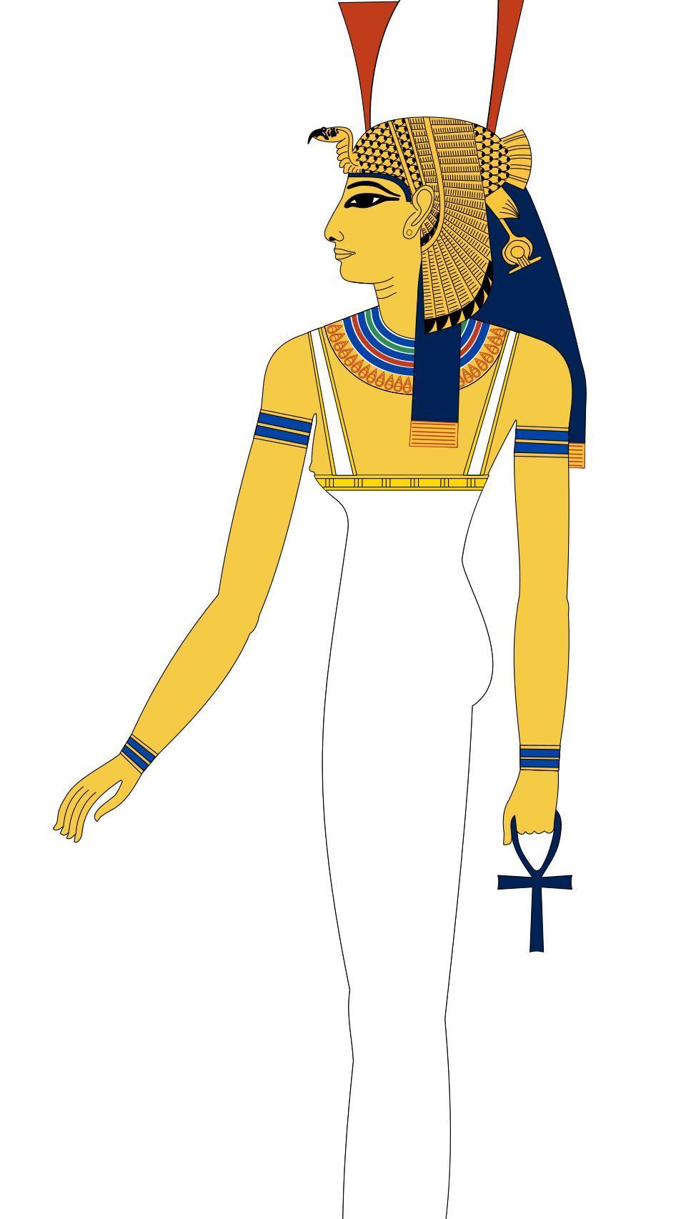 Representación de la diosa egipcia Mut