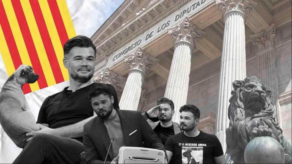 Imágenes de Gabriel Rufián en sus diez años como diputado en el Congreso