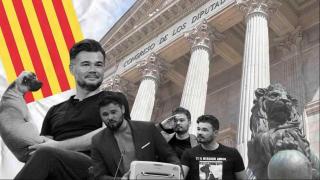 Imágenes de Gabriel Rufián en sus diez años como diputado en el Congreso