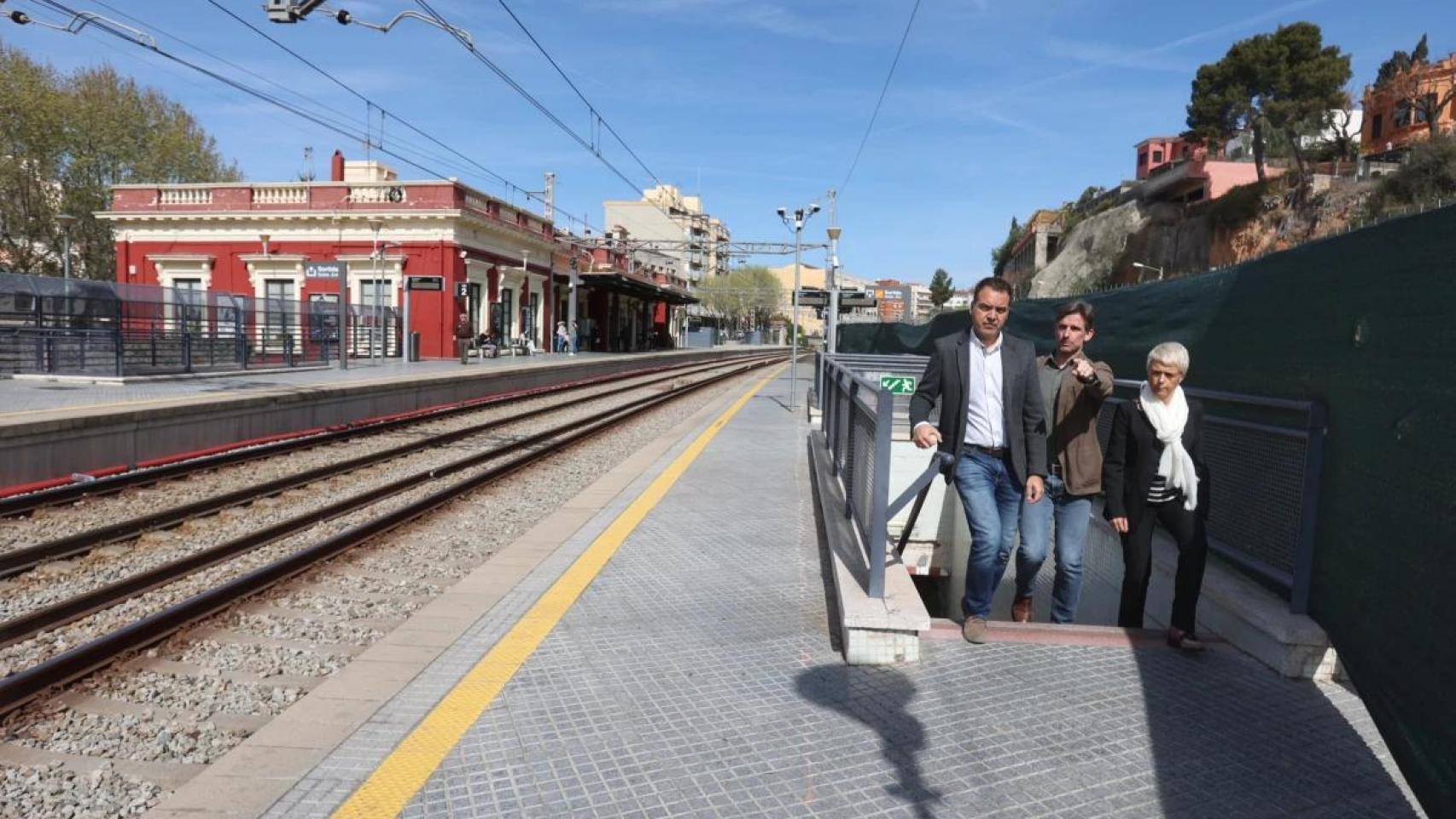 Las obras de la estación de Barcelona que nunca acaban en Molins de Rei