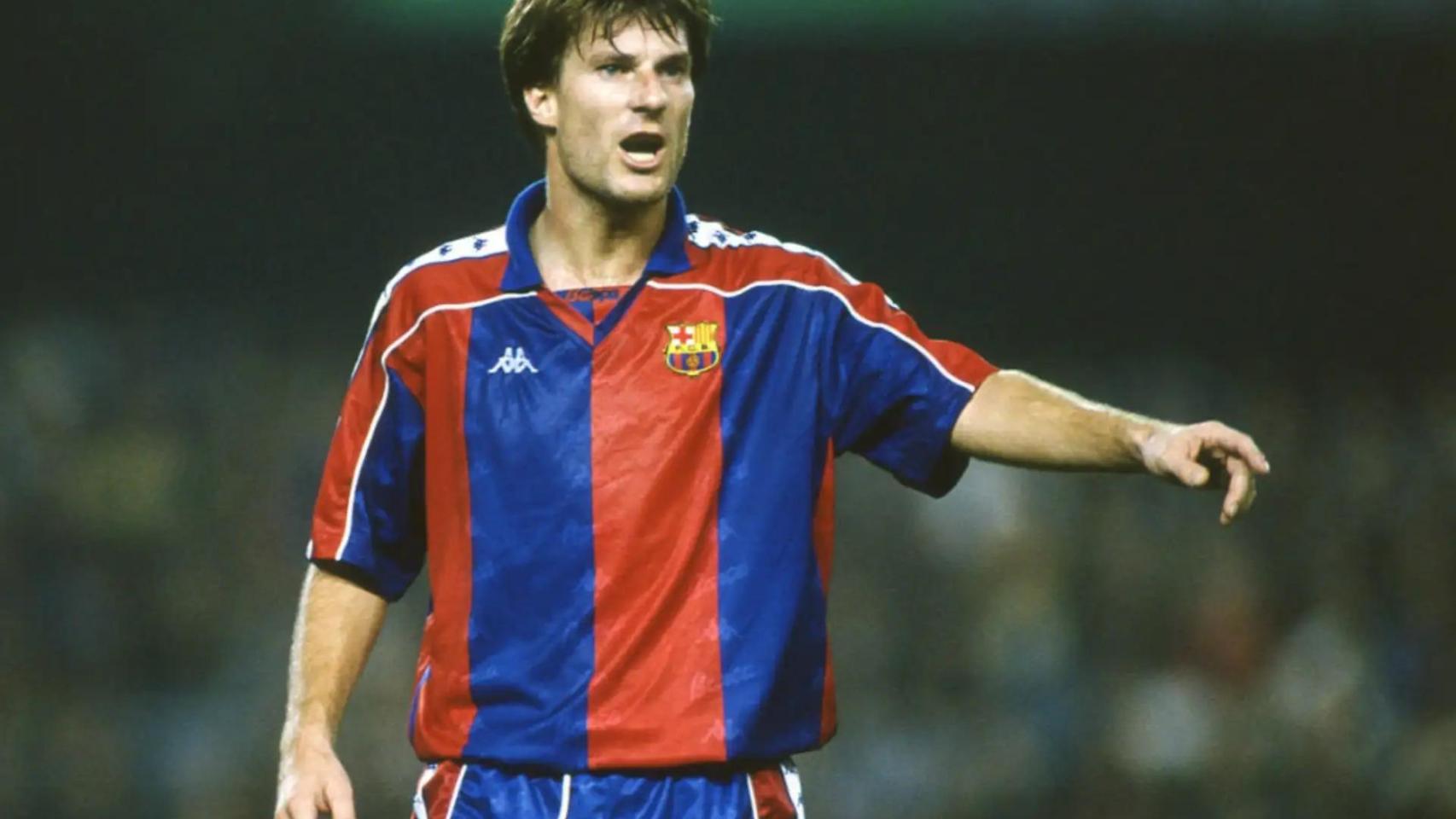 Michael Laudrup, en su etapa como jugador del Barça