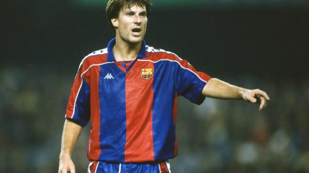 Michael Laudrup, en su etapa como jugador del Barça