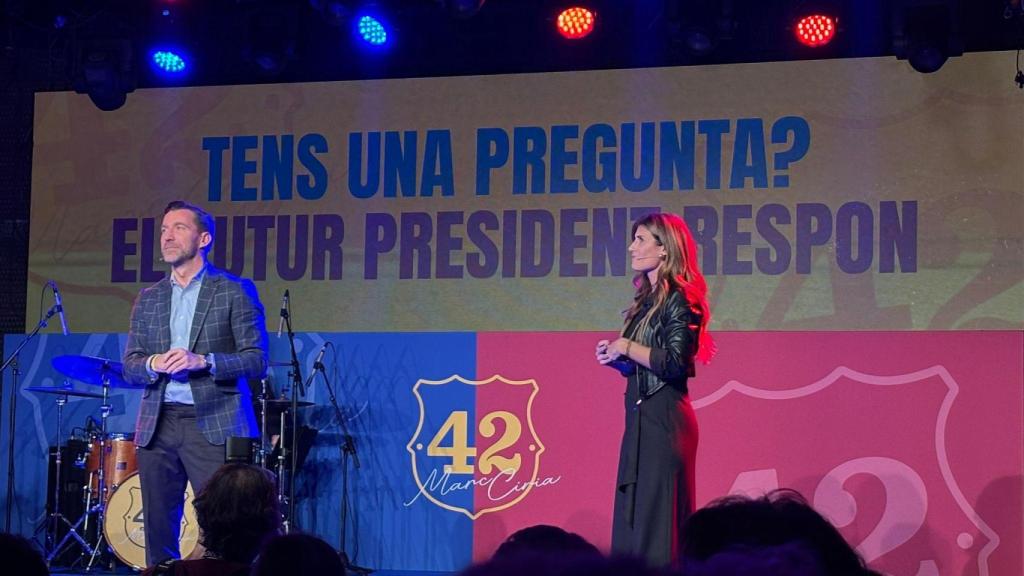Marc Ciria en la presentació de 'Moviment 42' a la Sala Bikini de Barcelona