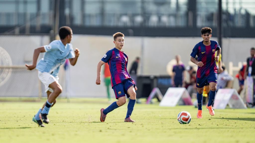 Artem Rybak, perla de la Masia de la generació 2010 a la Messi Cup