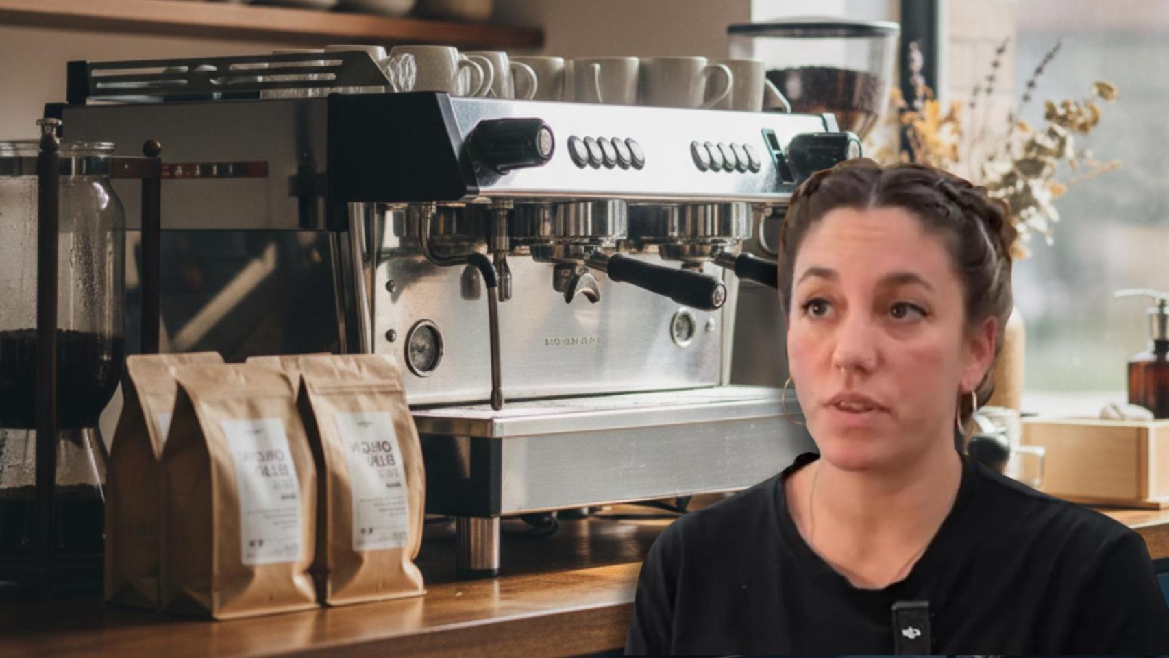 Lorena, dueña de una cafetería en Barcelona