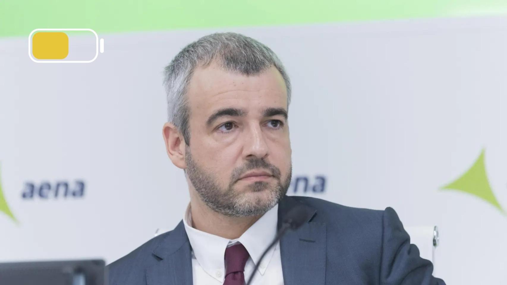 Maurici Lucena, presidente y consejero delegado de Aena, en un acto corporativo