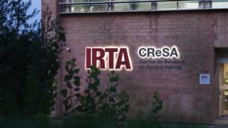 Entrada al laboratorio IRTA-CReSA