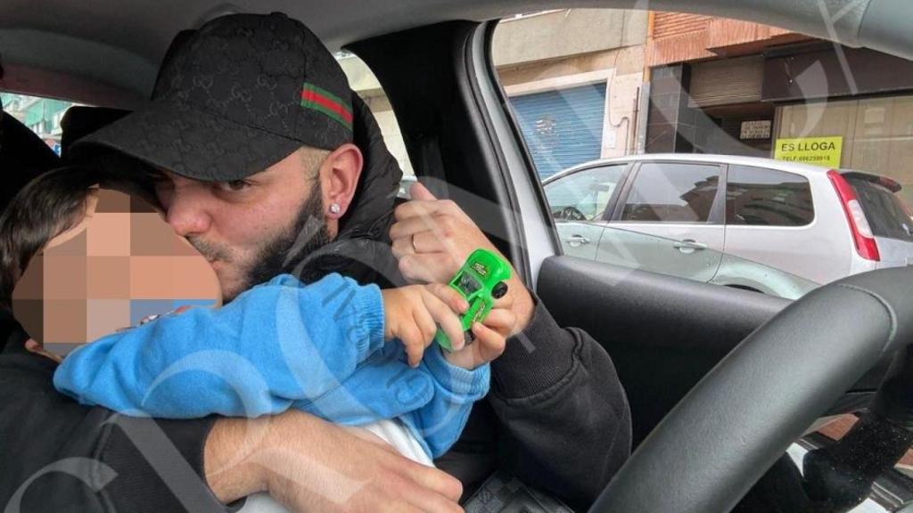 Jose con su hijo pequeño