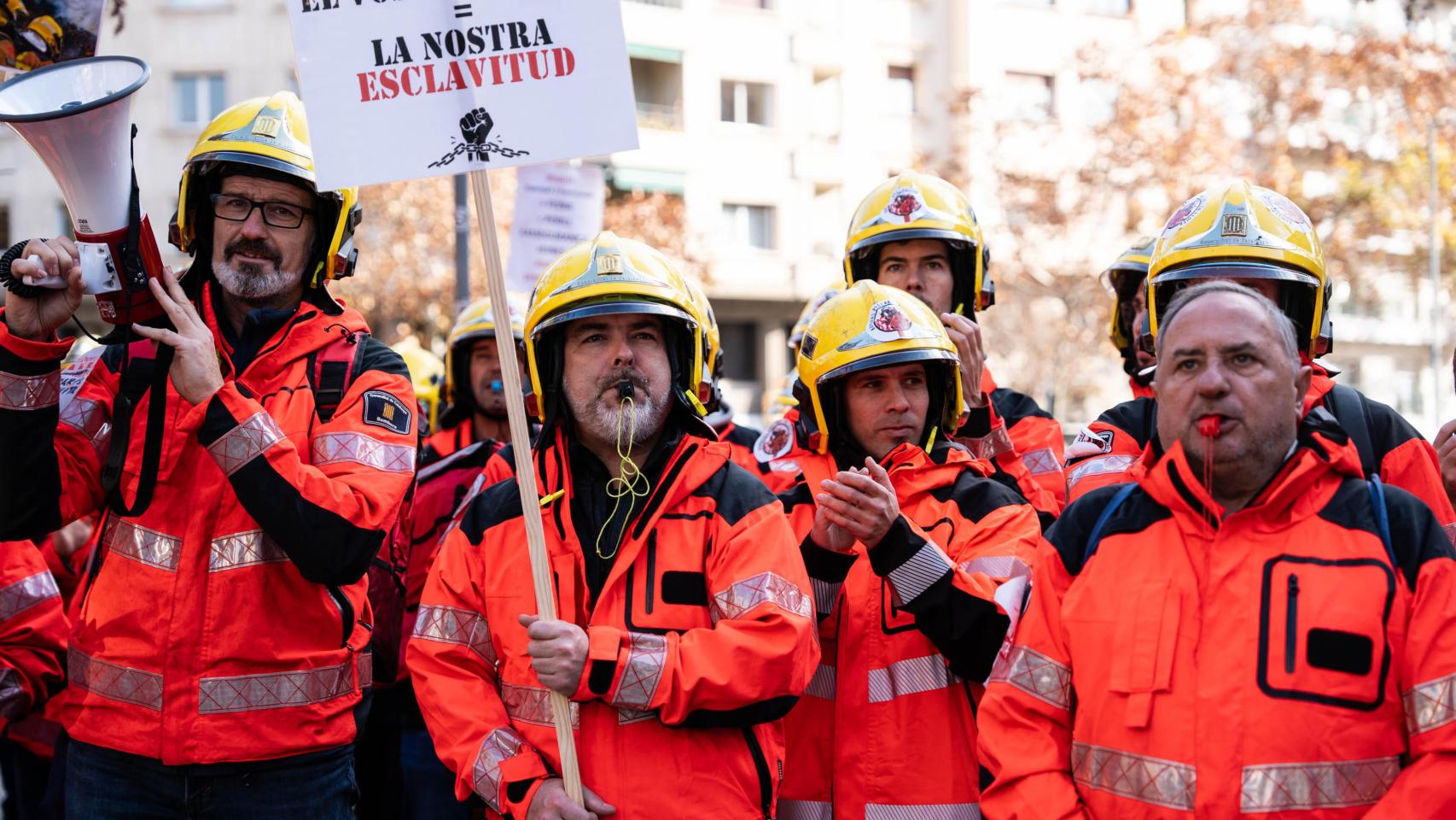 Manifestación bomberos