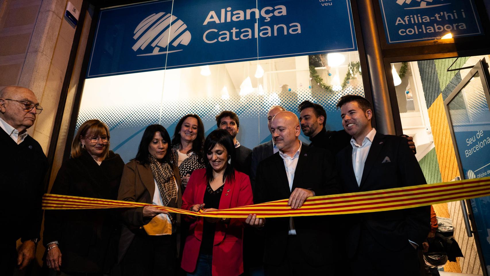 Inauguración de la nueva sede de Aliança Catalana en Barcelona