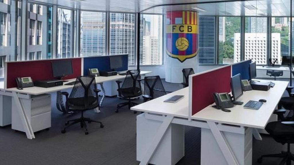 La oficina comercial del FC Barcelona en Hong Kong