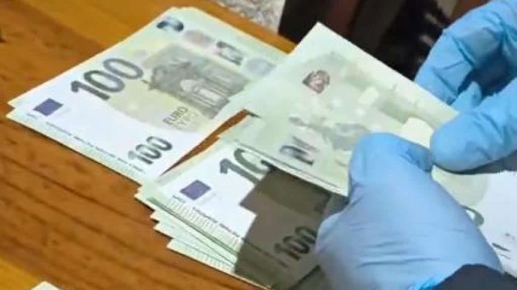 Billetes falsos intervenidos por los Mossos