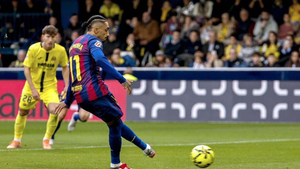 Raphinha marca de penalti