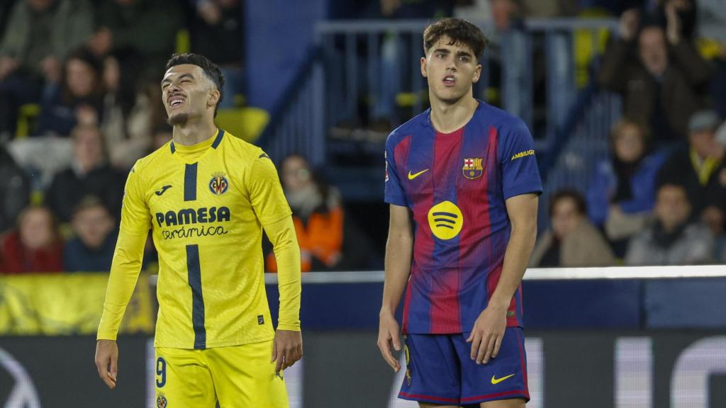 Pau Cubarsí, durante el Villarreal-Barça