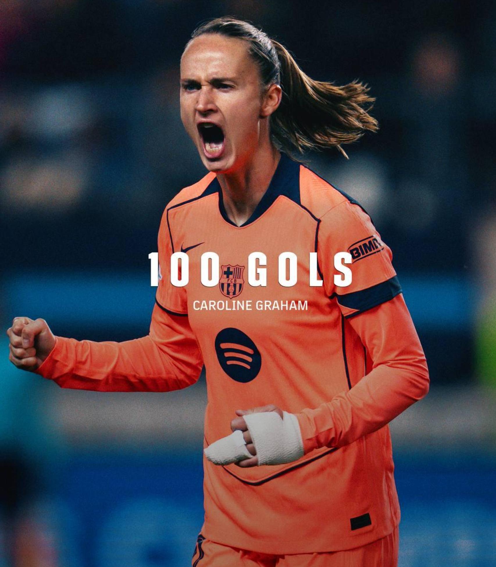 Caroline Graham Hansen marca su gol número 100 con el Barça contra el Alavés Gloriosas